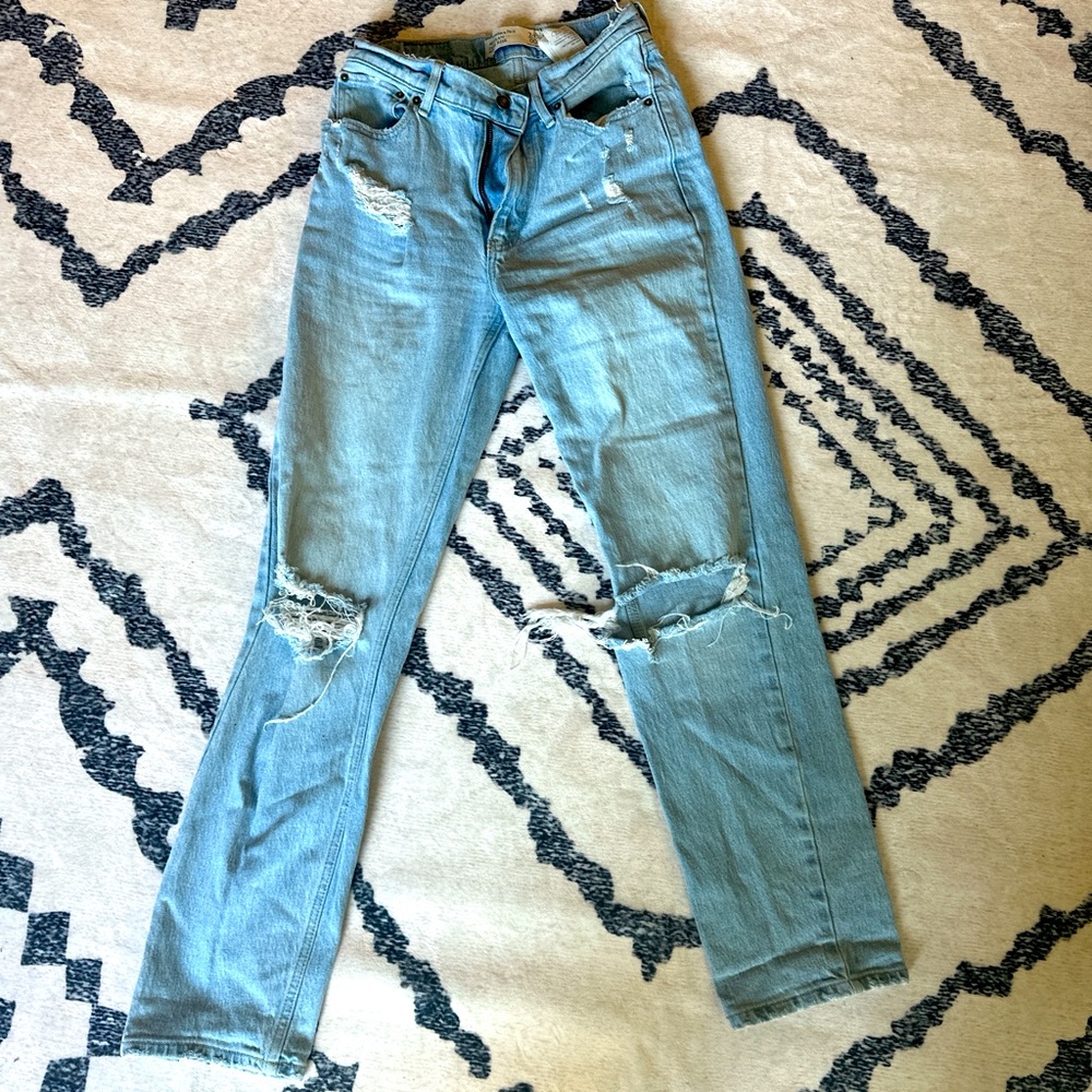 Abercrombie&Fitch dad high rise jean size 24